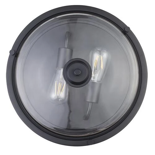 Wholesale 🛒 Patriot Lighting® Joska Matte Black 2-Light Flush Mount Ceiling Light 👍 8 Wholesale 🛒 Patriot Lighting® Joska Matte Black 2-Light Flush Mount Ceiling Light 👍 - Image 6