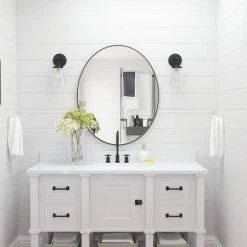 Brand new 🌟 Patriot Lighting® Connell Matte Black 1-Light Vanity Light 🌟 -Patriot Light Store 3518638 LS Connell 20739 cmyk