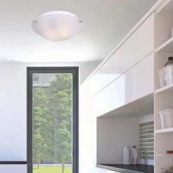 Brand new ✨ Patriot Lighting® Clifton Brushed Nickel 2-Light Flush Mount Ceiling Light 🎉 -Patriot Light Store 3518676 P SC