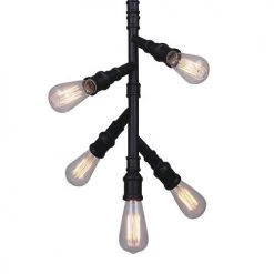 Cheap 🤩 Patriot Lighting® Tullio Matte Black 5-Light Pendant 🧨 -Patriot Light Store 3518683 P DETAIL