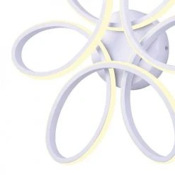 Hot Sale 🛒 Patriot Lighting® Floralia White Integrated LED Flush Mount Ceiling Light ✨ -Patriot Light Store 3518690 P DETAIL