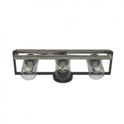 Brand new 🔥 Patriot Lighting® Lizzie Matte Black 3-Light Vanity Light 👍 -Patriot Light Store 3518701 CMYK Bottom