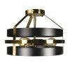 Budget ⌛ Patriot Lighting® Banan Matte Black 3-Light Semi-Flush Mount Ceiling Light ❤️ 1 Budget ⌛ Patriot Lighting® Banan Matte Black 3-Light Semi-Flush Mount Ceiling Light ❤️ -Patriot Light Store 3518725 P SF
