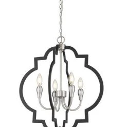 Deals ⭐ Patriot Lighting® Tamara Black 4-Light Pendant 💯 -Patriot Light Store 3518731 P ALT3