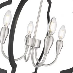 Deals ⭐ Patriot Lighting® Tamara Black 4-Light Pendant 💯 -Patriot Light Store 3518731 P ALT4