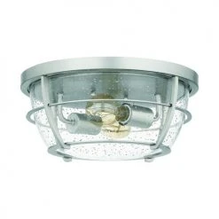 Coupon ✨ Patriot Lighting® Haley Brushed Nickel 2-Light Flush Mount Ceiling Light 🧨 -Patriot Light Store 3518733 Alt2V1