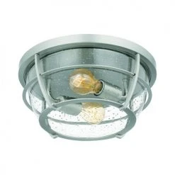 Coupon ✨ Patriot Lighting® Haley Brushed Nickel 2-Light Flush Mount Ceiling Light 🧨 -Patriot Light Store 3518733 Alt6V1