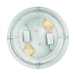 Coupon ✨ Patriot Lighting® Haley Brushed Nickel 2-Light Flush Mount Ceiling Light 🧨 -Patriot Light Store 3518733 Alt7V1