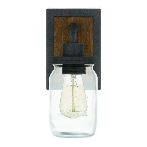 Budget 🌟 Patriot Lighting® Wheland Matte Black 1-Light Vanity Light ❤️ 4 Budget 🌟 Patriot Lighting® Wheland Matte Black 1-Light Vanity Light ❤️ - Image 2