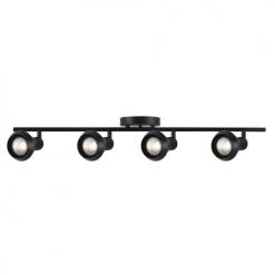 Cheapest ⌛ Patriot Lighting® Blair Matte Black 4-Light Fixed Track Light 🧨 -Patriot Light Store 3518741 P BTM