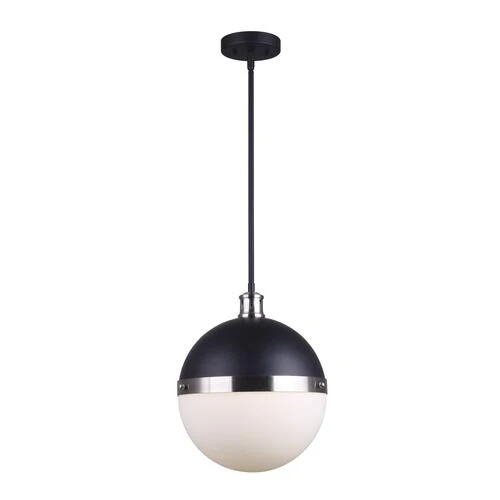 Cheap ⭐ Patriot Lighting® Wali Matte Black & Brushed Nickel 1-Light Pendant 🤩 3 Cheap ⭐ Patriot Lighting® Wali Matte Black & Brushed Nickel 1-Light Pendant 🤩