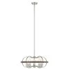 Coupon ❤️ Patriot Lighting® Waverly Satin Nickel & Wood 5-Light Pendant 🌟 -Patriot Light Store 3518765 Master1