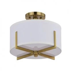 Wholesale 💯 Patriot Lighting® Citrine Gold 2-Light Semi-Flush Mount Ceiling Light 😀 12 Wholesale 💯 Patriot Lighting® Citrine Gold 2-Light Semi-Flush Mount Ceiling Light 😀 -Patriot Light Store 3518768 Alt1