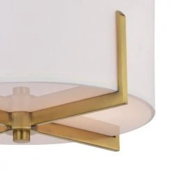 Wholesale 💯 Patriot Lighting® Citrine Gold 2-Light Semi-Flush Mount Ceiling Light 😀 15 Wholesale 💯 Patriot Lighting® Citrine Gold 2-Light Semi-Flush Mount Ceiling Light 😀 -Patriot Light Store 3518768 Alt4