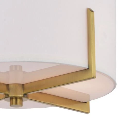 Wholesale 💯 Patriot Lighting® Citrine Gold 2-Light Semi-Flush Mount Ceiling Light 😀 9 Wholesale 💯 Patriot Lighting® Citrine Gold 2-Light Semi-Flush Mount Ceiling Light 😀 - Image 7