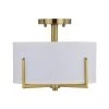 Wholesale 💯 Patriot Lighting® Citrine Gold 2-Light Semi-Flush Mount Ceiling Light 😀 -Patriot Light Store 3518768 Master