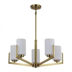 Cheap 👏 Patriot Lighting® Citrine Gold 5-Light Chandelier 👍 -Patriot Light Store 3518770 Alt1