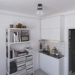 Best deal 😀 Patriot Lighting® Renley Black 1-Light Semi-Flush Mount Ceiling Light ✔️ 11 Best deal 😀 Patriot Lighting® Renley Black 1-Light Semi-Flush Mount Ceiling Light ✔️ -Patriot Light Store 3518773 Alt6