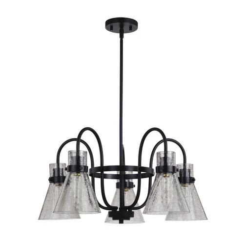 Deals 🤩 Patriot Lighting® Renley Black 5-Light Chandelier ✨ 6 Deals 🤩 Patriot Lighting® Renley Black 5-Light Chandelier ✨ - Image 4