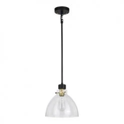 Best Pirce ⭐ Patriot Lighting® Kenzie Matte Black & Gold 1-Light Pendant 😉 -Patriot Light Store 3518778 Alt1