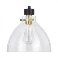 Best Pirce ⭐ Patriot Lighting® Kenzie Matte Black & Gold 1-Light Pendant 😉 -Patriot Light Store 3518778 Alt4