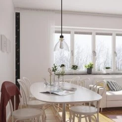 Best Pirce ⭐ Patriot Lighting® Kenzie Matte Black & Gold 1-Light Pendant 😉 -Patriot Light Store 3518778 Alt6