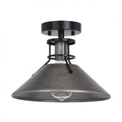 Cheapest 👍 Patriot Lighting® Ashtyn Matte Black & Charcoal Patina 1-Light Semi-Flush Mount Ceiling Light ✨ 13 Cheapest 👍 Patriot Lighting® Ashtyn Matte Black & Charcoal Patina 1-Light Semi-Flush Mount Ceiling Light ✨ -Patriot Light Store 3518782 Alt2