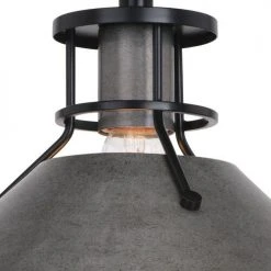Cheapest 👍 Patriot Lighting® Ashtyn Matte Black & Charcoal Patina 1-Light Semi-Flush Mount Ceiling Light ✨ 15 Cheapest 👍 Patriot Lighting® Ashtyn Matte Black & Charcoal Patina 1-Light Semi-Flush Mount Ceiling Light ✨ -Patriot Light Store 3518782 Alt6