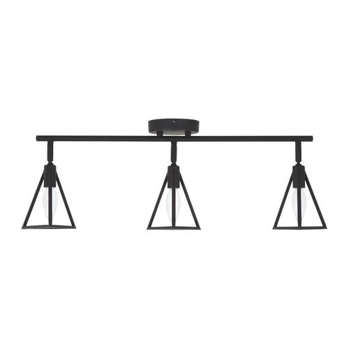 Flash Sale ✨ Patriot Lighting® Tribeck Matte Black 3-Light Fixed Track Light 🔔 3 Flash Sale ✨ Patriot Lighting® Tribeck Matte Black 3-Light Fixed Track Light 🔔