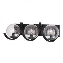 Cheap 🧨 Patriot Lighting® Twyla Matte Black 3-Light Vanity Light ✔️ -Patriot Light Store 3518789 Alt3