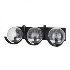 Cheap 🧨 Patriot Lighting® Twyla Matte Black 3-Light Vanity Light ✔️ -Patriot Light Store 3518789 Alt4