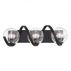 Cheap 🧨 Patriot Lighting® Twyla Matte Black 3-Light Vanity Light ✔️ -Patriot Light Store 3518789 Alt5