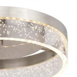 Discount ⌛ Patriot Lighting® Leah Satin Nickel Integrated LED Flush Mount Ceiling Light 😉 -Patriot Light Store 3518792 Alt6