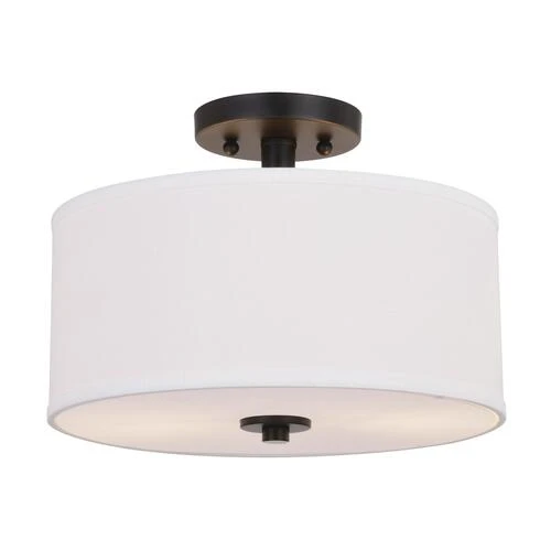 Promo 🤩 Patriot Lighting® Fabian Bronze 2-Light Semi-Flush Mount Ceiling Light ❤️ 8 Promo 🤩 Patriot Lighting® Fabian Bronze 2-Light Semi-Flush Mount Ceiling Light ❤️ - Image 6