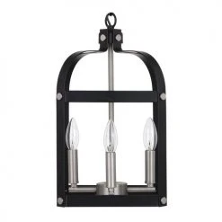 Top 10 ⌛ Patriot Lighting® Jazel Matte Black & Brushed Nickel 4-Light Pendant 💯 -Patriot Light Store 3518805 Alt3