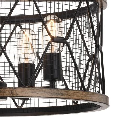 Discount 👏 Patriot Lighting® Elegant Home Bodhi Black & Replica Wood 5-Light Pendant ⌛ 5 Discount 👏 Patriot Lighting® Elegant Home Bodhi Black & Replica Wood 5-Light Pendant ⌛ - Image 3