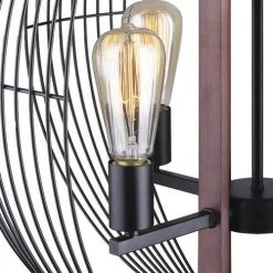 Cheapest 😍 Patriot Lighting® Gage Black With Wood Accents 4-Light Chandelier ✔️ 6 Cheapest 😍 Patriot Lighting® Gage Black With Wood Accents 4-Light Chandelier ✔️ -Patriot Light Store 3519197 ICH690A04BKW M Detail