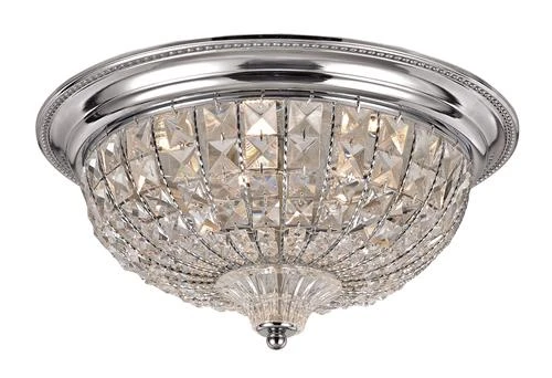 Wholesale ⌛ Patriot Lighting® Elegant Home Chaminmade Chrome Integrated LED Flush Mount Ceiling Light 🎁 3 Wholesale ⌛ Patriot Lighting® Elegant Home Chaminmade Chrome Integrated LED Flush Mount Ceiling Light 🎁