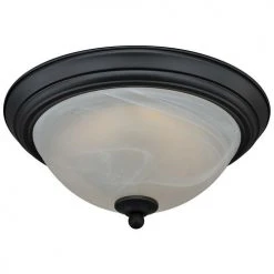 Best deal 🎉 Patriot Lighting® Payton Oil-Rubbed Bronze Integrated LED Flush Mount Ceiling Light ⭐