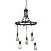 Promo 🤩 Patriot Lighting® Wallis 5-Light Dark Bronze Chandelier 🧨