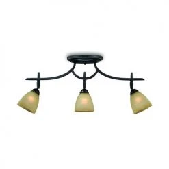 Discount 🛒 Patriot Lighting® Somerville 3-Light Bronze Track Lighting Set ⌛