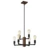 Best deal 😍 Patriot Lighting Elegant Home Patriot Lighting® Elegant Home Steele Replica Wood With Antique Black 6-Light Chandelier ✨ -Patriot Light Store 352 7607 P Alt1