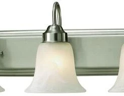 Buy ❤️ Patriot Lighting® Stewart Brushed Nickel 3-Light Vanity Light 🌟