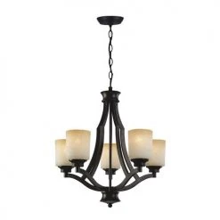 Best Sale ✨ Patriot Lighting® Warren Rubbed Antique Bronze Chandelier ✨