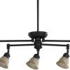 Discount ✨ Patriot Lighting® Port Oil-Rubbed Bronze 5-Light Semi-Flush Mount Ceiling Light ✨ -Patriot Light Store 3526261