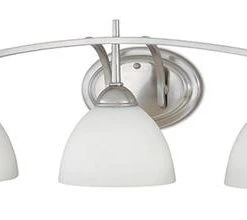 Cheap 🌟 Patriot Lighting® Somerville Satin Nickel 3-Light Vanity Light ❤️