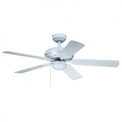 Best Sale 🔥 Patriot Lighting™ Minerva II 44" White Indoor LED Ceiling Fan 💯 -Patriot Light Store 355 0669 WOLK 1