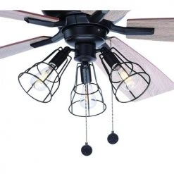 Budget 😉 Patriot Lighting™ Manchester II 52" Bronze Indoor LED Ceiling Fan ⌛ -Patriot Light Store 355 0670 FG