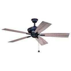 Budget 😉 Patriot Lighting™ Manchester II 52" Bronze Indoor LED Ceiling Fan ⌛ -Patriot Light Store 355 0670 WOLK 1