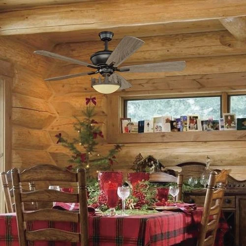 Cheapest ✨ Patriot Lighting® Rustic Lodge II 2-Light Burnished Bronze LED Ceiling Fan Light 😍 5 Cheapest ✨ Patriot Lighting® Rustic Lodge II 2-Light Burnished Bronze LED Ceiling Fan Light 😍 - Image 3